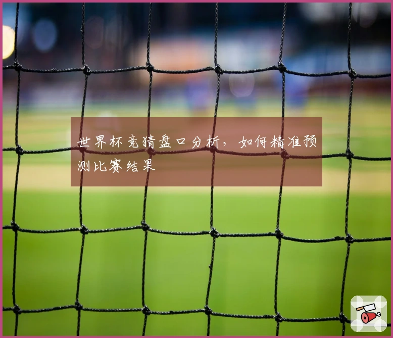 世界杯竞猜盘口分析，如何精准预测比赛结果