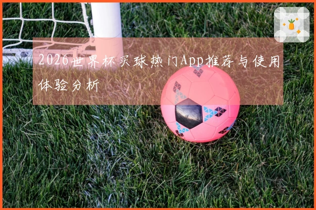 2026世界杯买球热门App推荐与使用体验分析